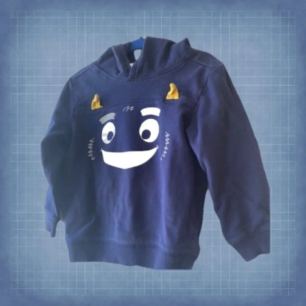 Carter’s Hoodie Monster Design Cotton Sweatshirt